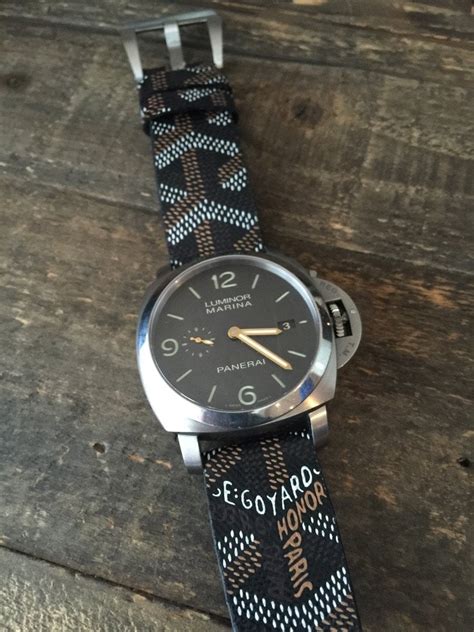 panerai goyard strap|where to buy Panerai straps.